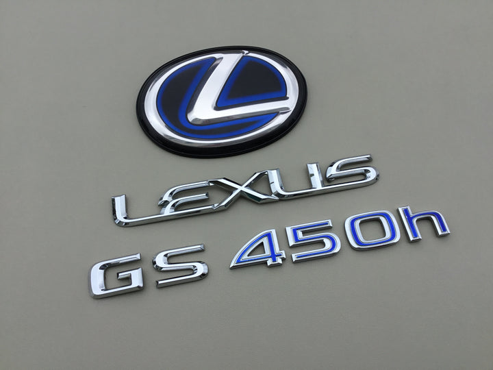 2007-2011 Lexus GS400h Hybrid Trunk Emblem Set