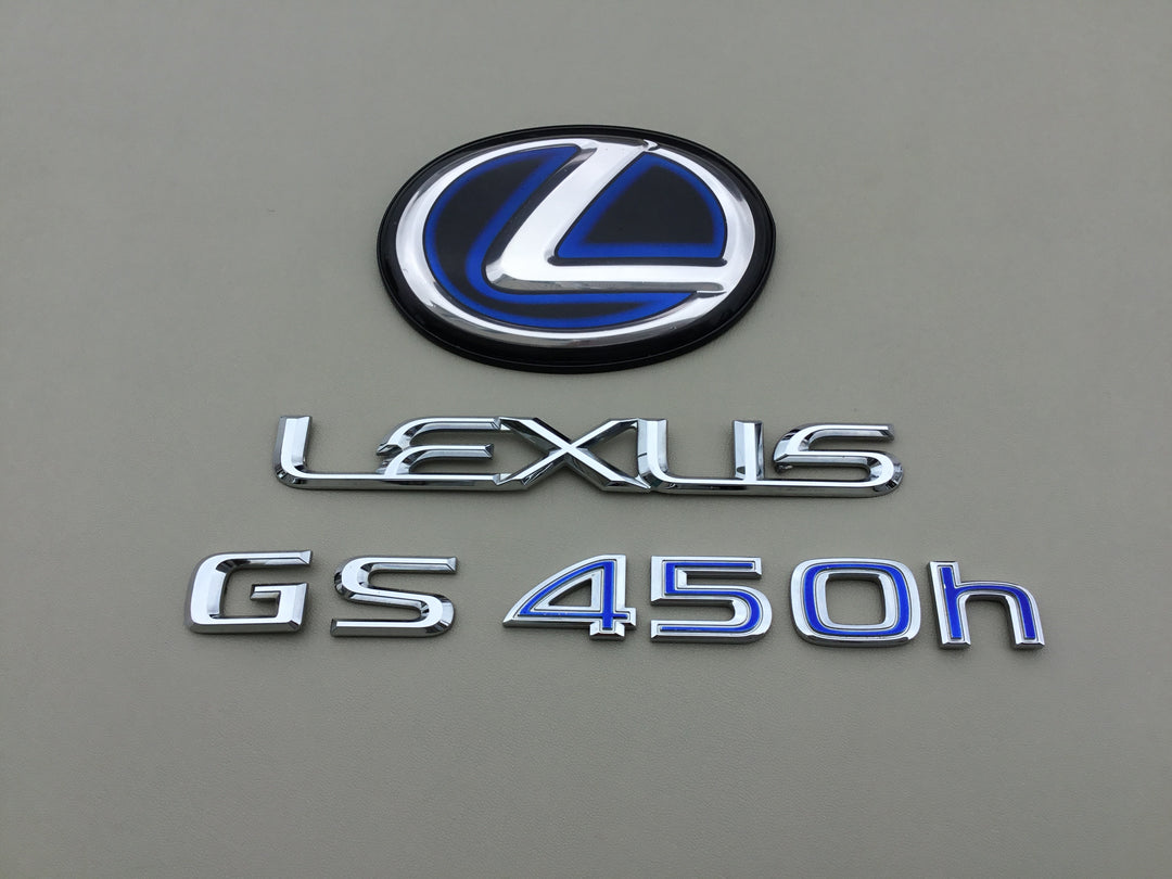 2007-2011 Lexus GS400h Hybrid Trunk Emblem Set