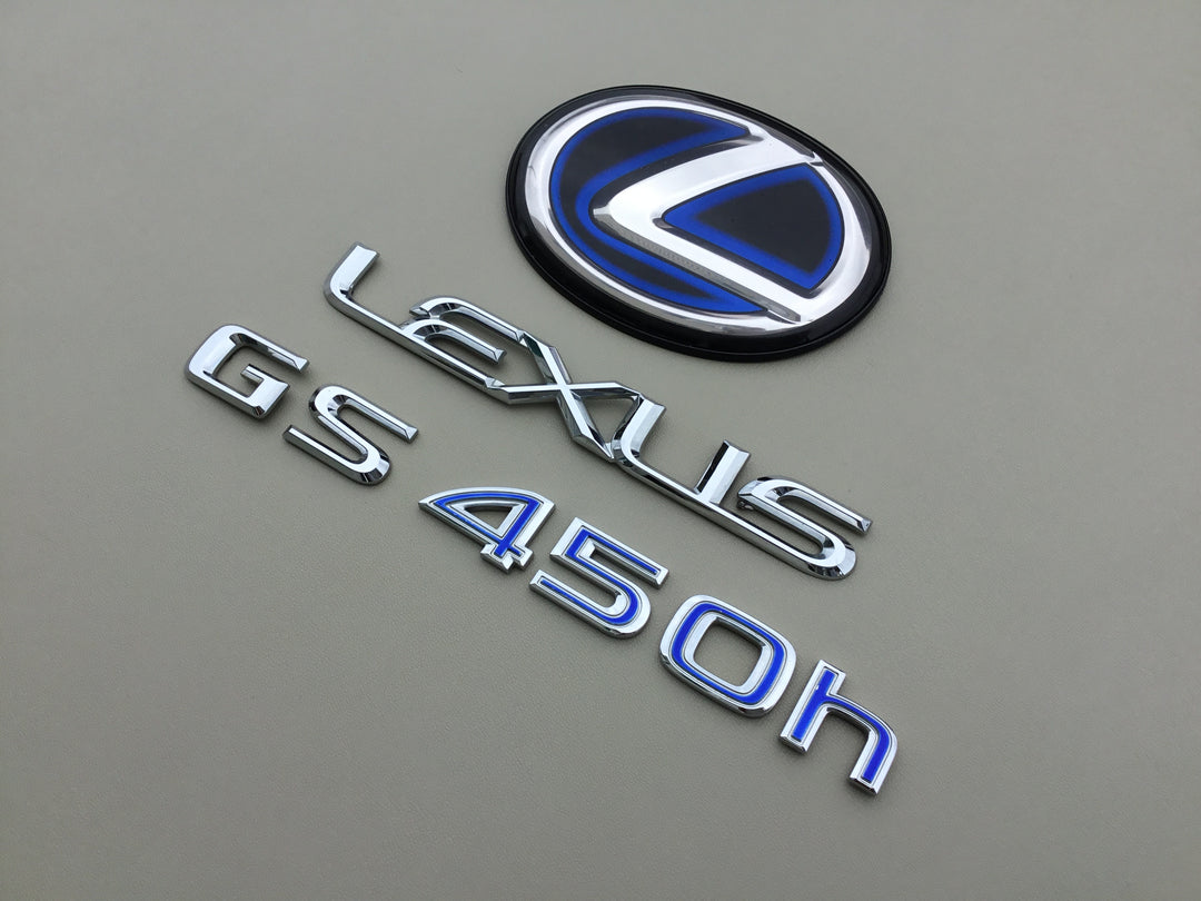 2007-2011 Lexus GS400h Hybrid Trunk Emblem Set