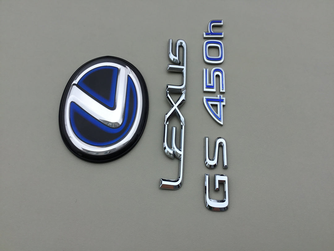 2007-2011 Lexus GS400h Hybrid Trunk Emblem Set