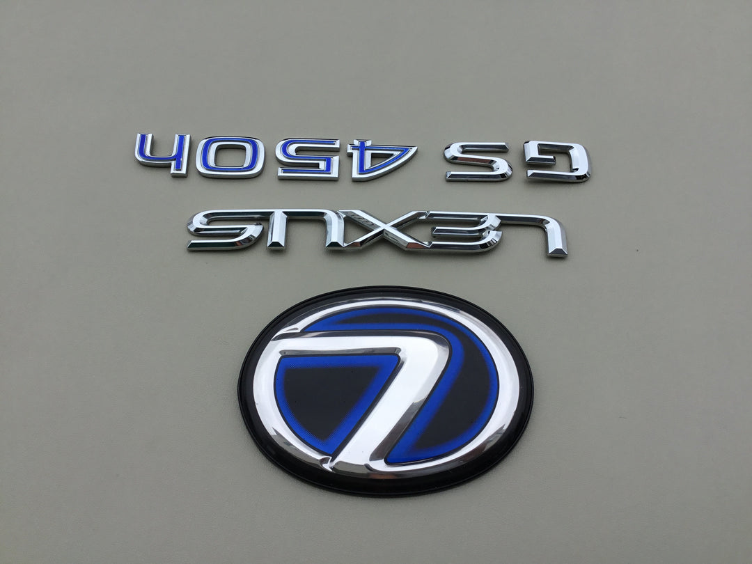 2007-2011 Lexus GS400h Hybrid Trunk Emblem Set