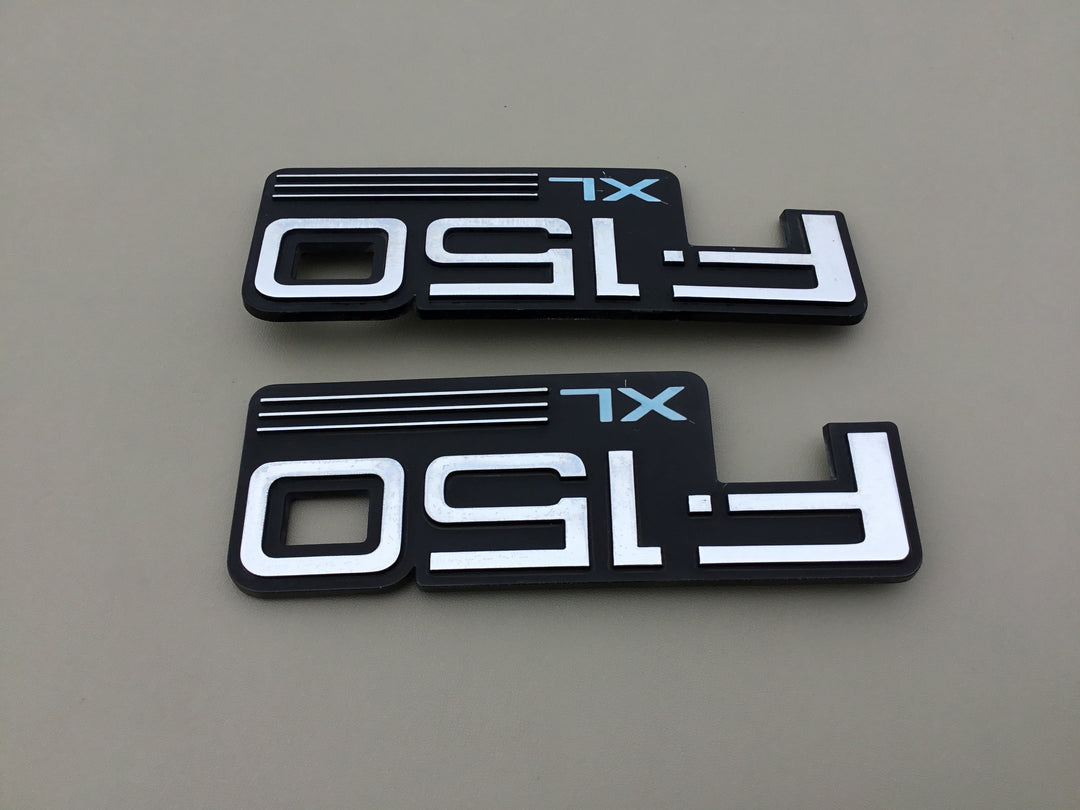 1992-1997 Ford F-150 XL Fender Emblem Set