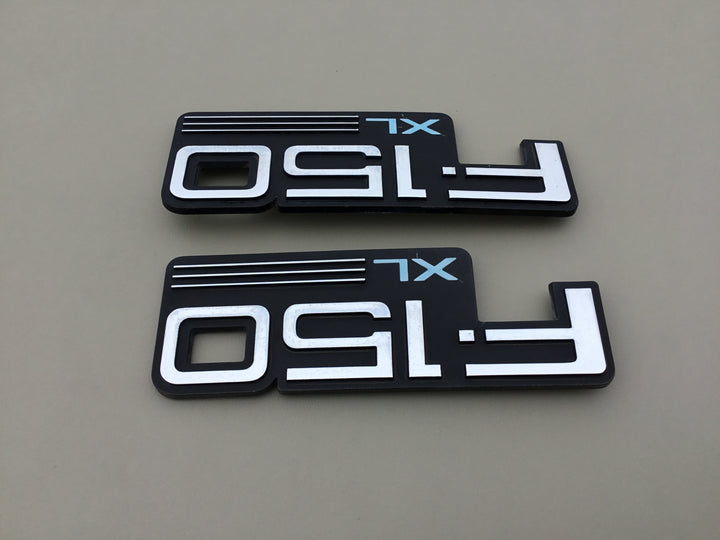 1992-1997 Ford F-150 XL Fender Emblem Set