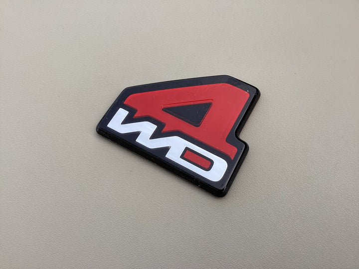 1986-1991 Isuzu Trooper 4WD Tailgate Emblem