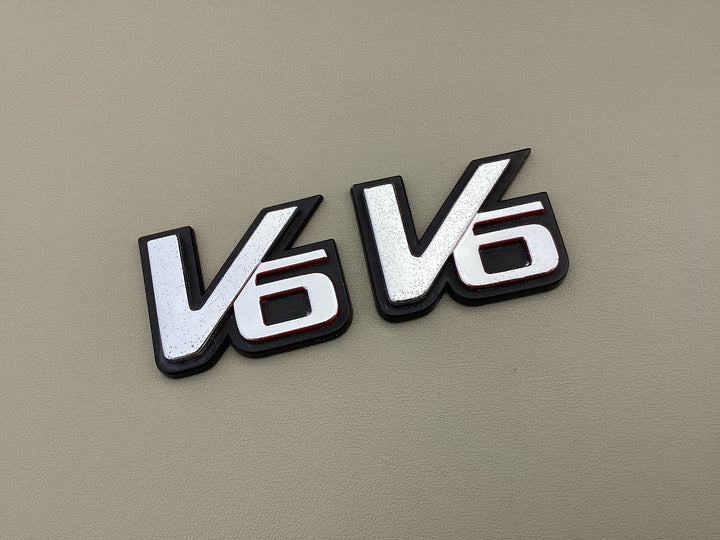 1989-1991 Isuzu Trooper V6 Fender Emblem Set