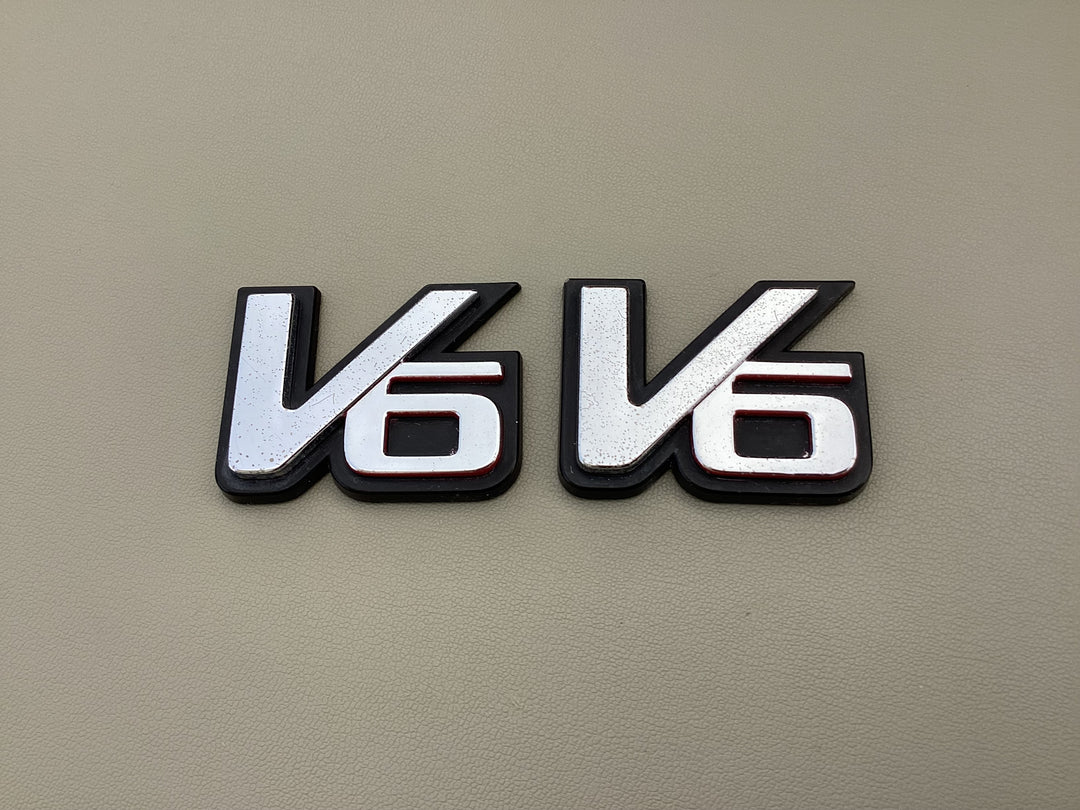 1989-1991 Isuzu Trooper V6 Fender Emblem Set