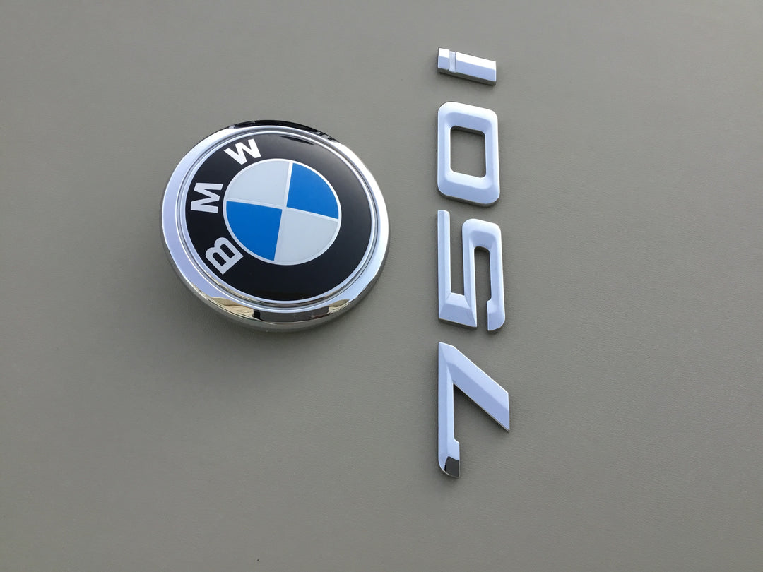 2006-2008 BMW 750i Trunk Emblem Set