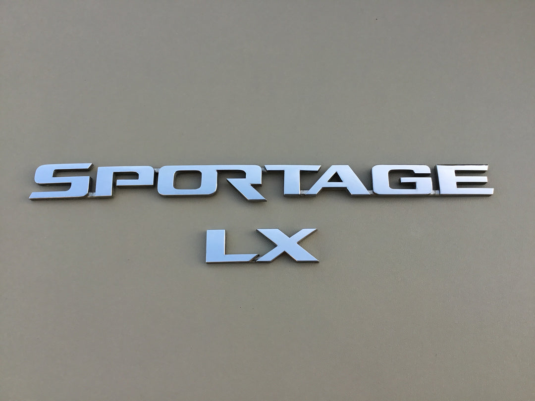 2005-2010 Kia Sportage LX Tailgate Emblem Set