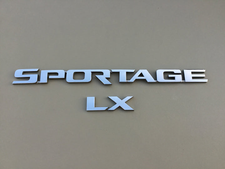 2005-2010 Kia Sportage LX Tailgate Emblem Set