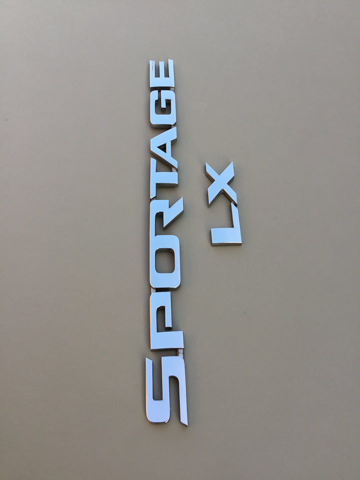 2005-2010 Kia Sportage LX Tailgate Emblem Set