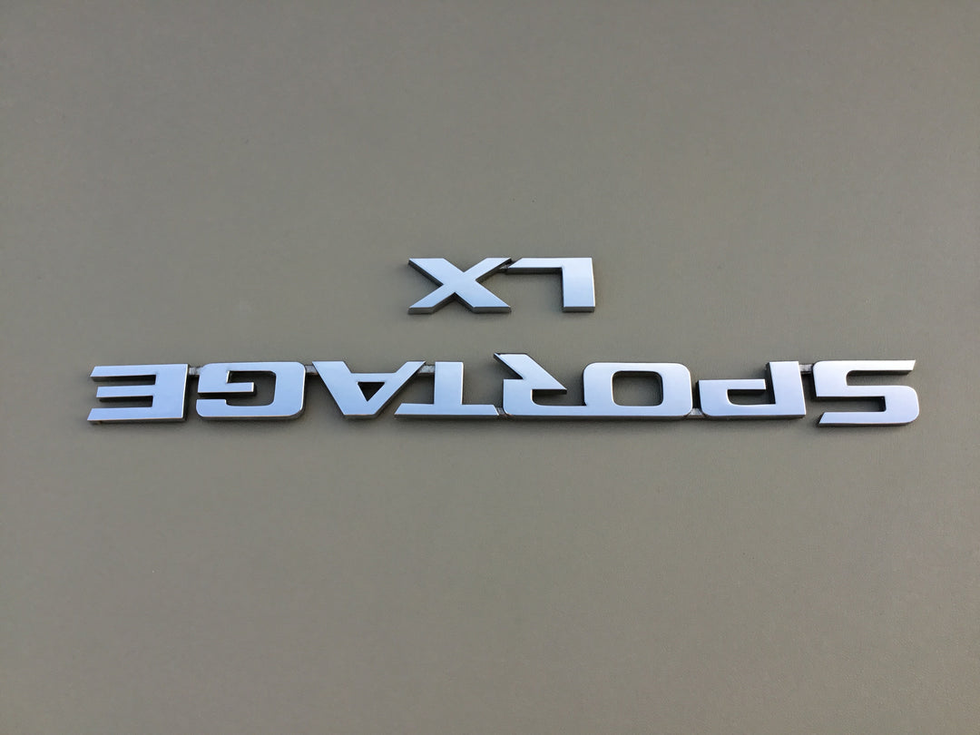 2005-2010 Kia Sportage LX Tailgate Emblem Set