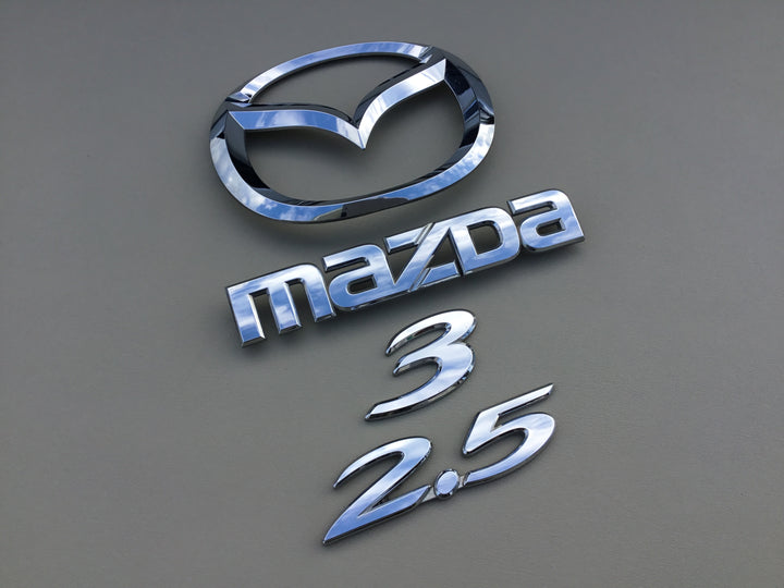 2010-2013 Mazda 3 2.5 Trunk Emblem Set