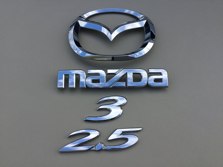 2010-2013 Mazda 3 2.5 Trunk Emblem Set