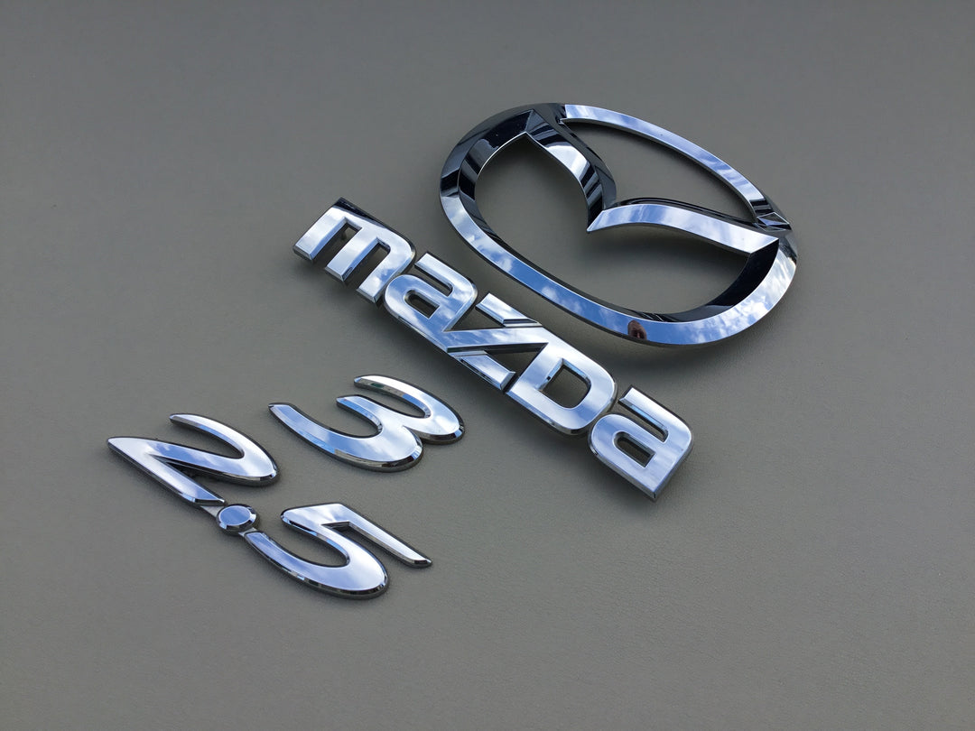 2010-2013 Mazda 3 2.5 Trunk Emblem Set