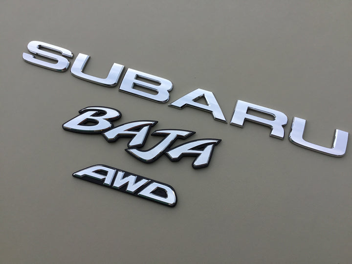 2003-2006 Subaru Baja AWD Tailgate Emblem Set