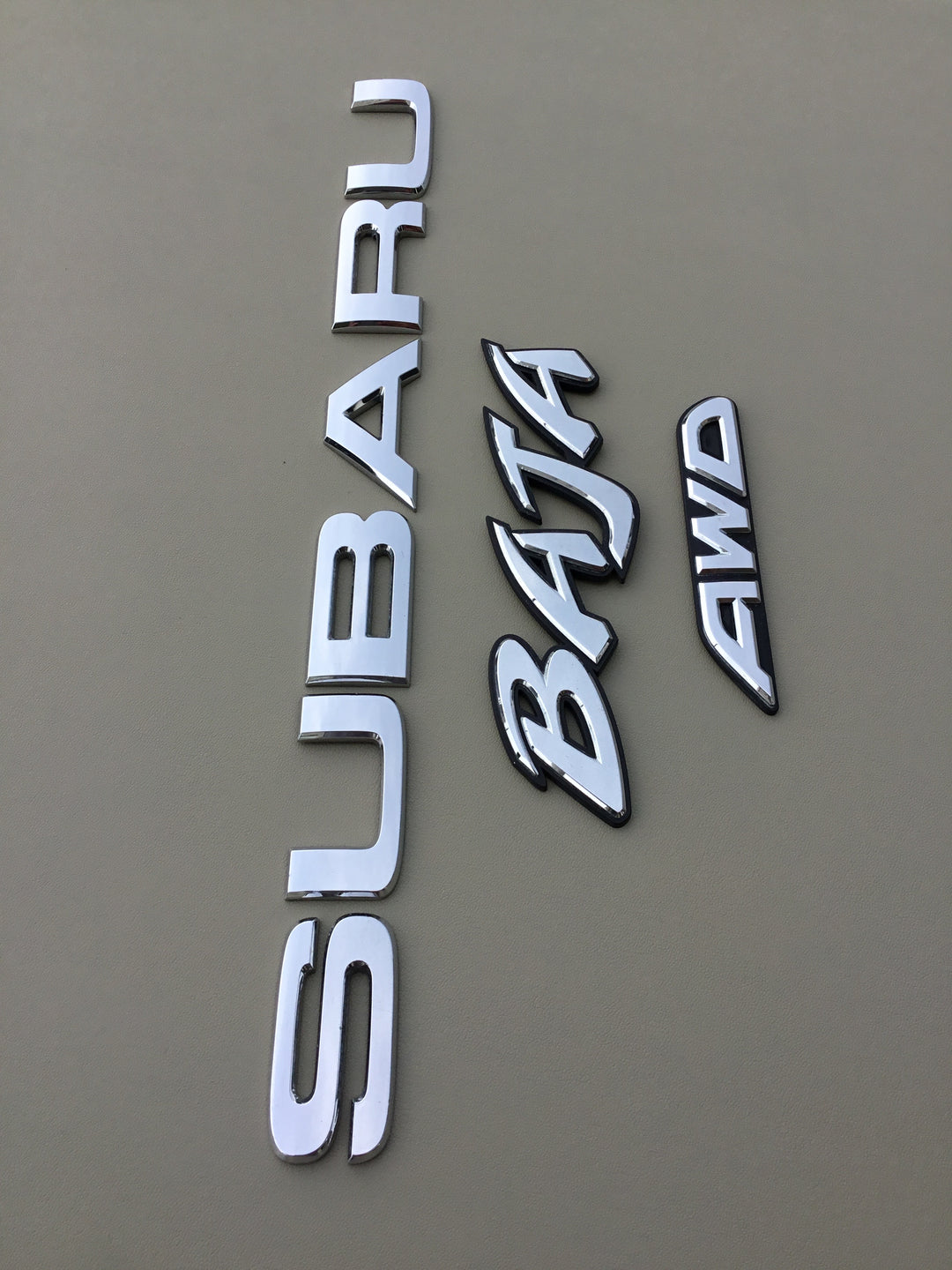 2003-2006 Subaru Baja AWD Tailgate Emblem Set