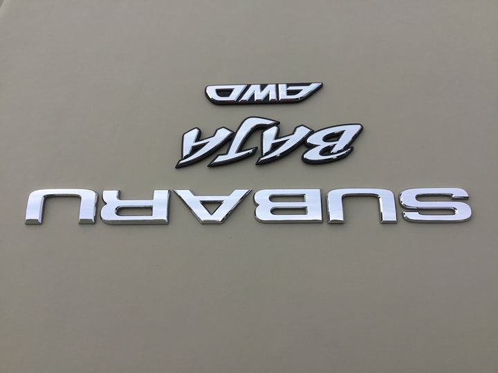 2003-2006 Subaru Baja AWD Tailgate Emblem Set