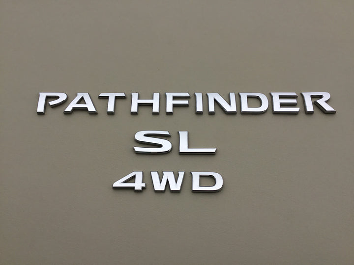 2013-2019 Nissan Pathfinder SL 4WD LiftGate Emblem Set