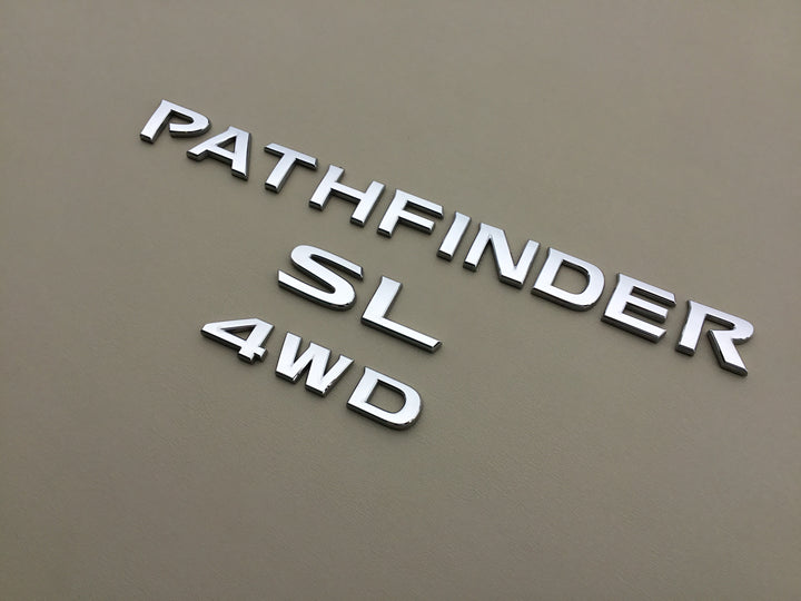 2013-2019 Nissan Pathfinder SL 4WD LiftGate Emblem Set
