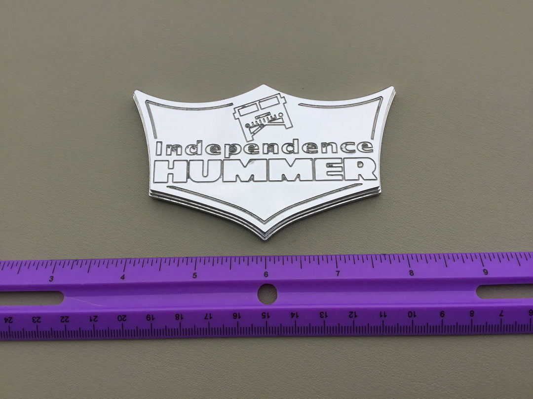 Independence Hummer Auto Dealership Tailgate Embelm