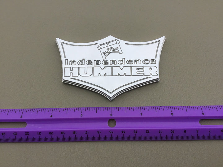 Independence Hummer Auto Dealership Tailgate Embelm