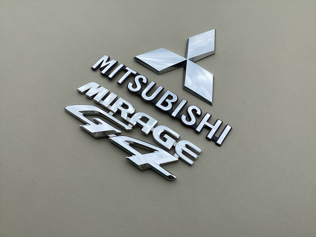 2017-2019 Mitsubishi Mirage G4 Trunk Emblem Set