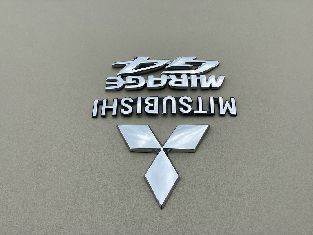 2017-2019 Mitsubishi Mirage G4 Trunk Emblem Set