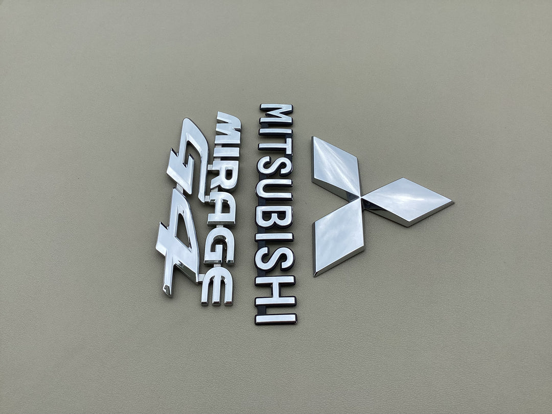 2017-2019 Mitsubishi Mirage G4 Trunk Emblem Set
