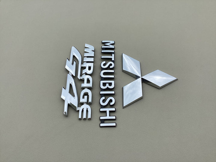 2017-2019 Mitsubishi Mirage G4 Trunk Emblem Set