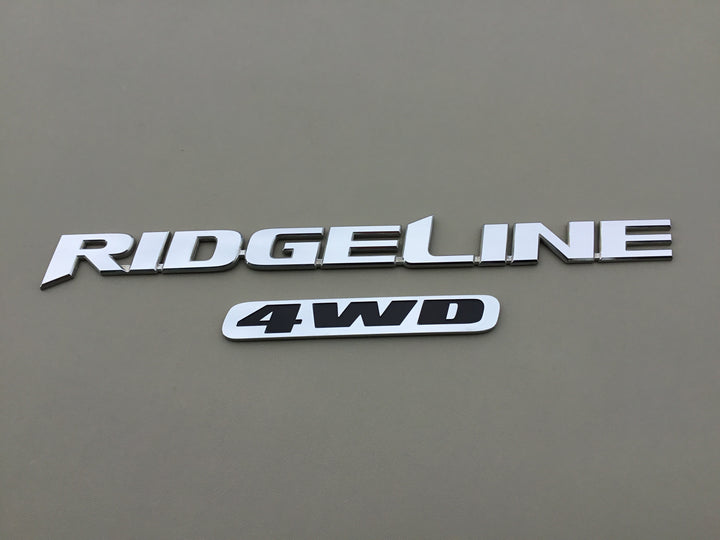 2006-2014 Honda Ridgeline 4WD Tailgate Emblem Set