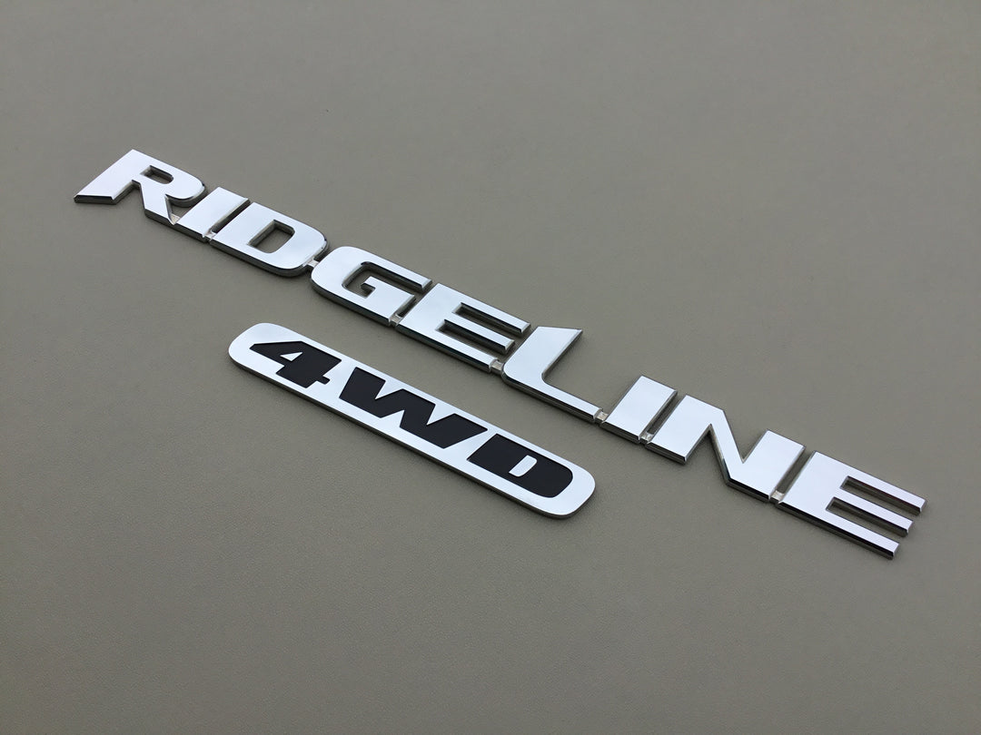 2006-2014 Honda Ridgeline 4WD Tailgate Emblem Set