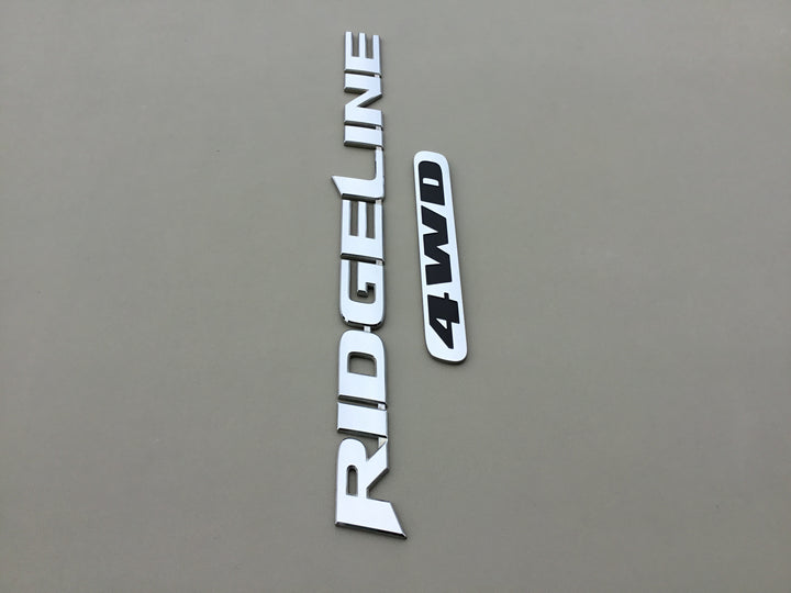 2006-2014 Honda Ridgeline 4WD Tailgate Emblem Set