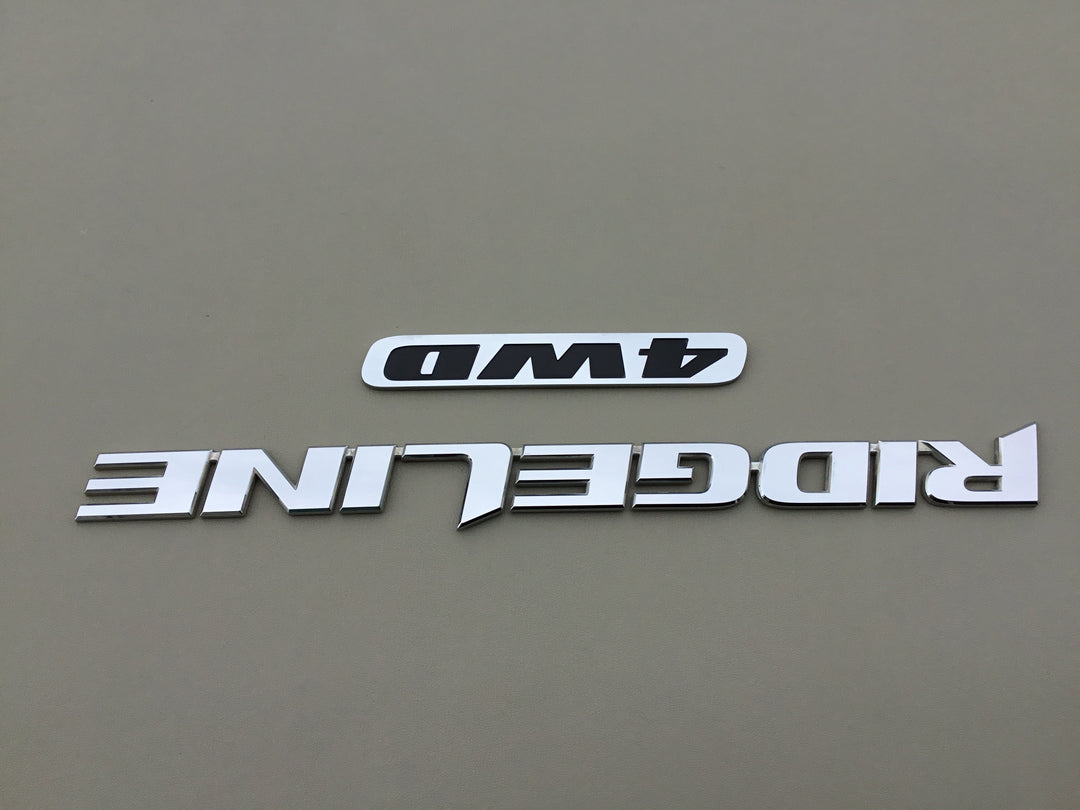 2006-2014 Honda Ridgeline 4WD Tailgate Emblem Set