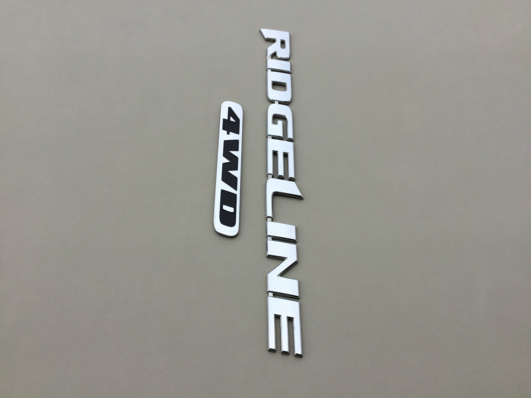 2006-2014 Honda Ridgeline 4WD Tailgate Emblem Set