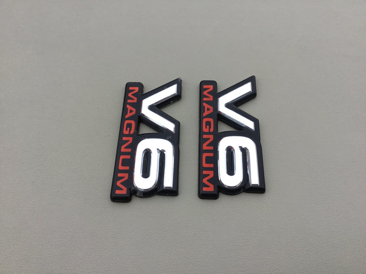 1994-2001 Dodge Ram V6 Magnum Side Door Emblem Set