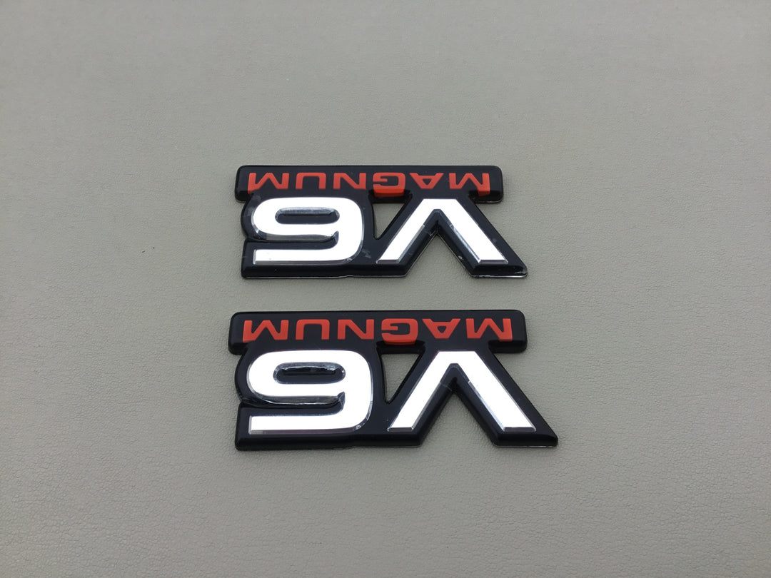 1994-2001 Dodge Ram V6 Magnum Side Door Emblem Set