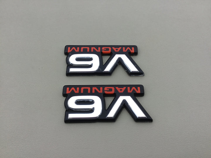 1994-2001 Dodge Ram V6 Magnum Side Door Emblem Set