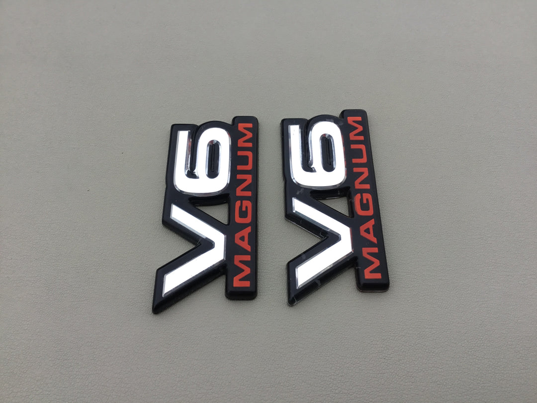 1994-2001 Dodge Ram V6 Magnum Side Door Emblem Set