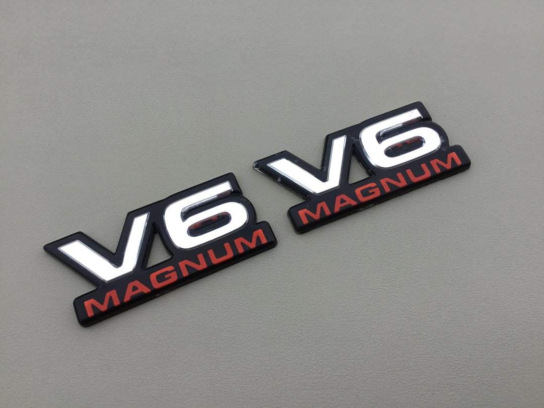 1994-2001 Dodge Ram V6 Magnum Side Door Emblem Set