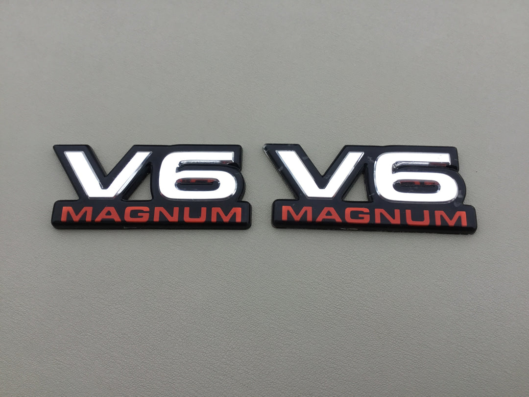 1994-2001 Dodge Ram V6 Magnum Side Door Emblem Set