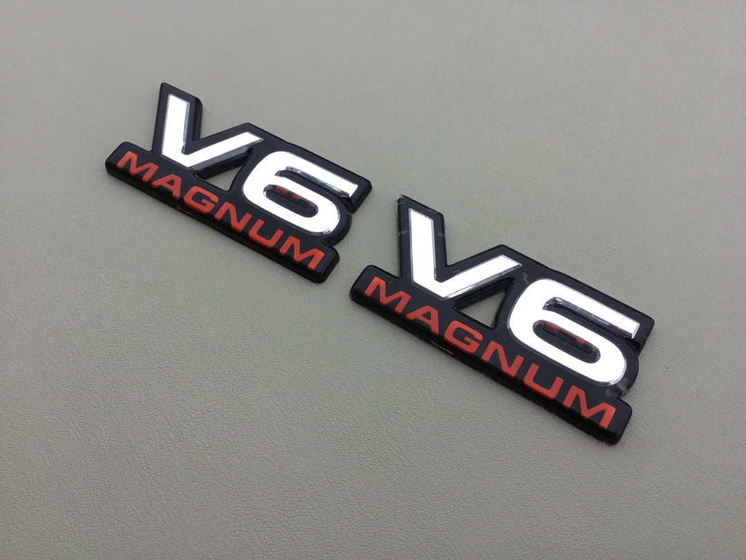 1994-2001 Dodge Ram V6 Magnum Side Door Emblem Set