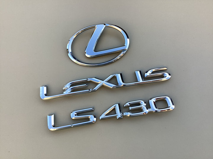 2001-2006 Lexus LS430 Trunk Emblem Set