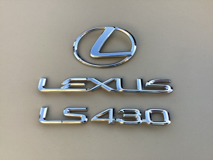 2001-2006 Lexus LS430 Trunk Emblem Set