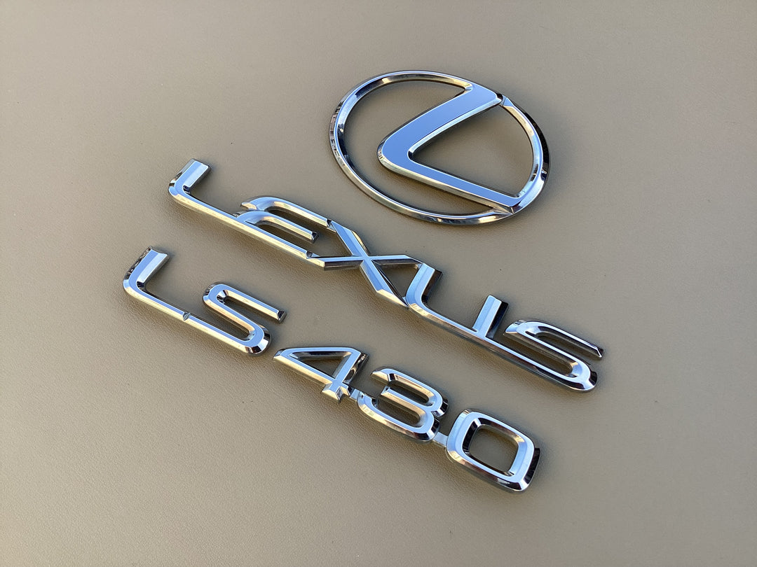 2001-2006 Lexus LS430 Trunk Emblem Set