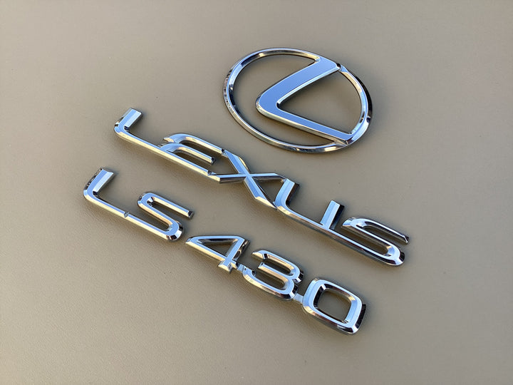 2001-2006 Lexus LS430 Trunk Emblem Set