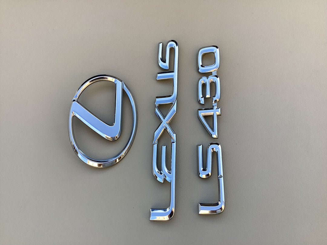 2001-2006 Lexus LS430 Trunk Emblem Set