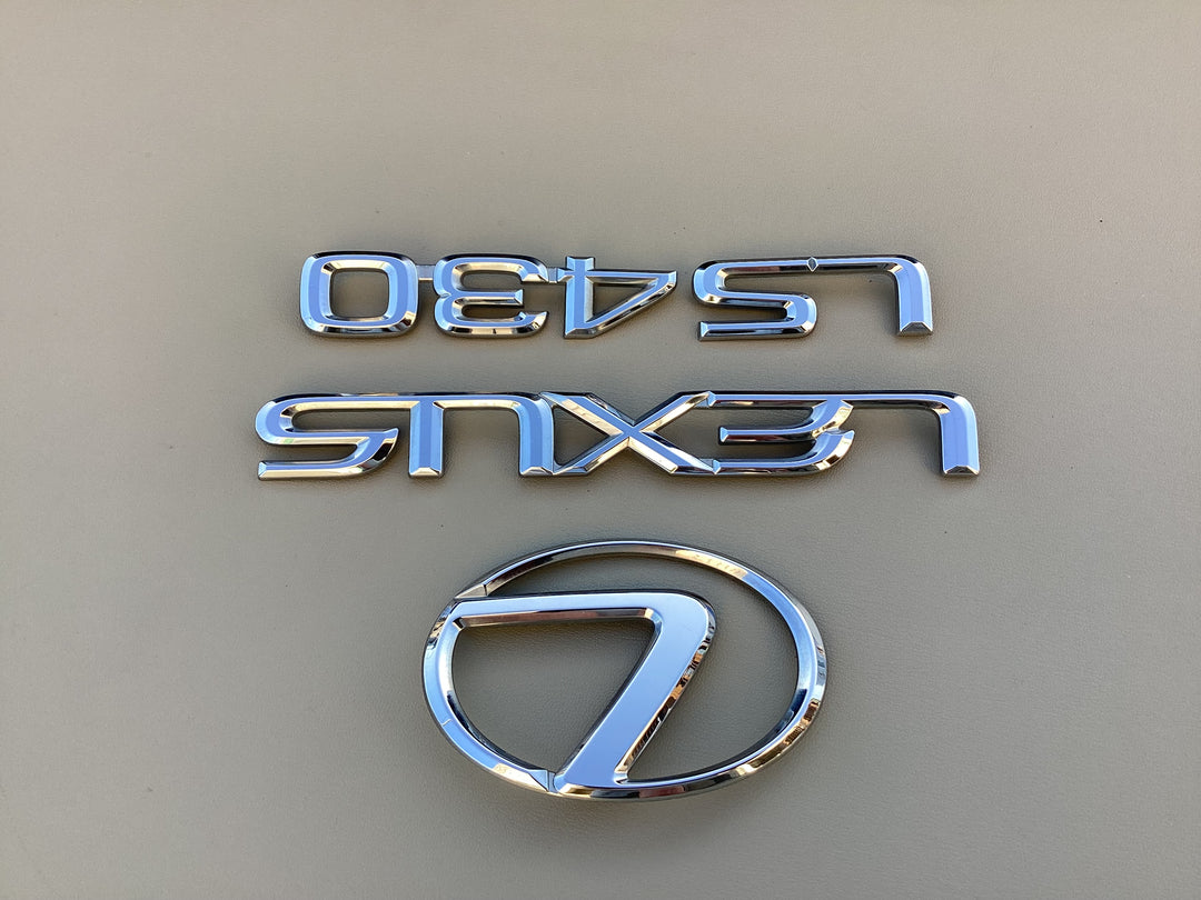 2001-2006 Lexus LS430 Trunk Emblem Set