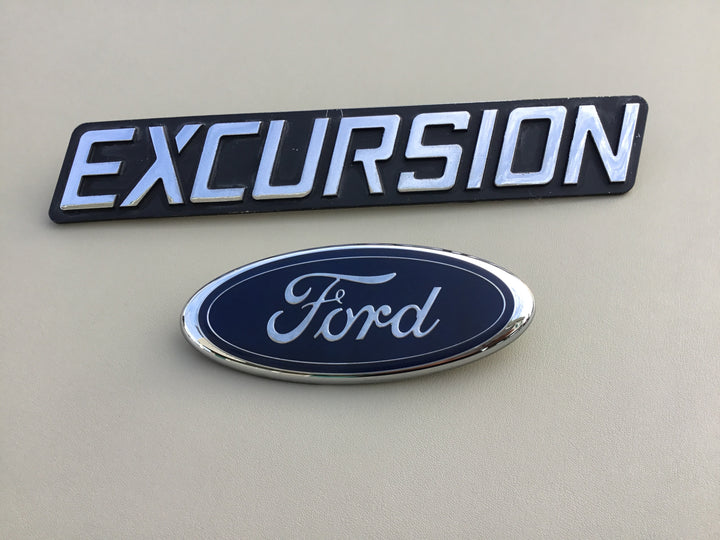 2000-2005 Ford Excursion Tailgate Emblem Set - Emblem Dude