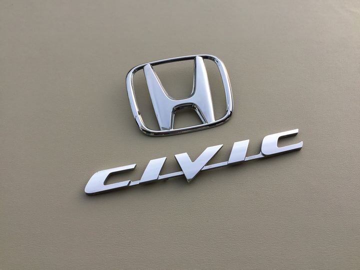 2006-2011 Honda Civic Coupe Trunk Emblem Set
