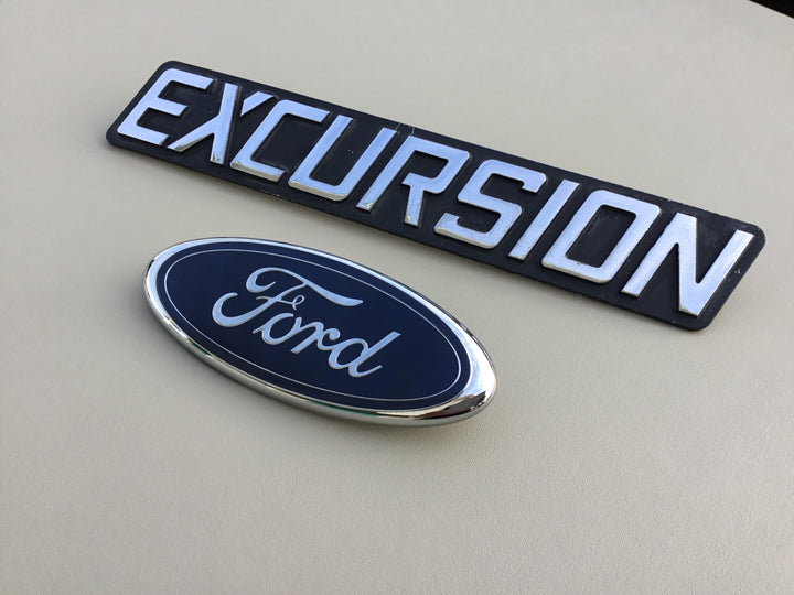 2000-2005 Ford Excursion Tailgate Emblem Set - Emblem Dude